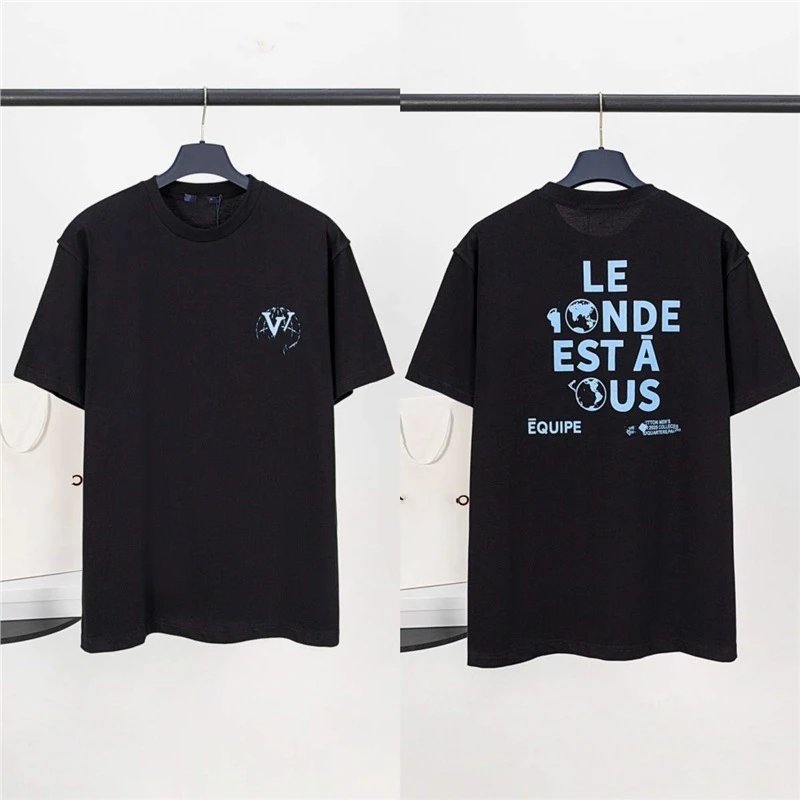 Design Le Monde Est À Nous Graphic T-Shirt Black - 1