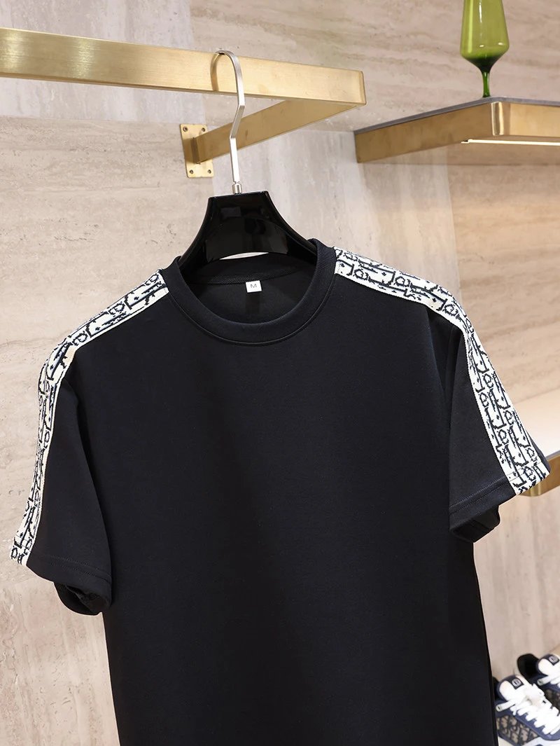 Dior Oblique Print Sleeve T-Shirt White - 20