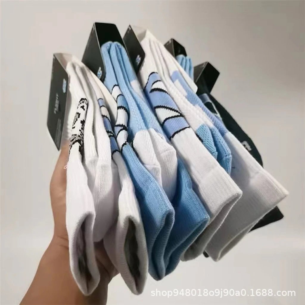 Design Cartoon Character Socks Light Blue Socks - 12