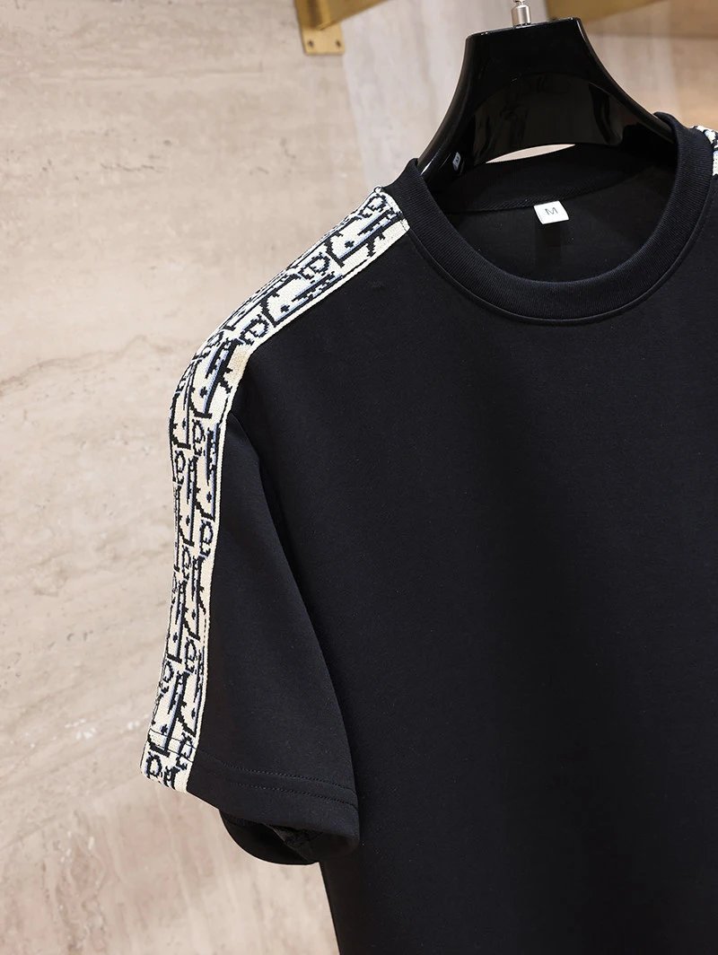 Dior Oblique Print Sleeve T-Shirt White - 21