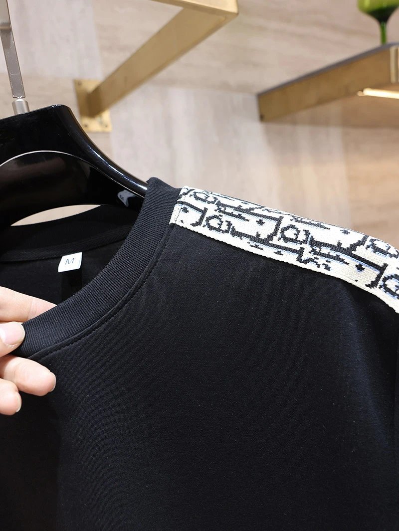 Dior Oblique Print Sleeve T-Shirt White - 25