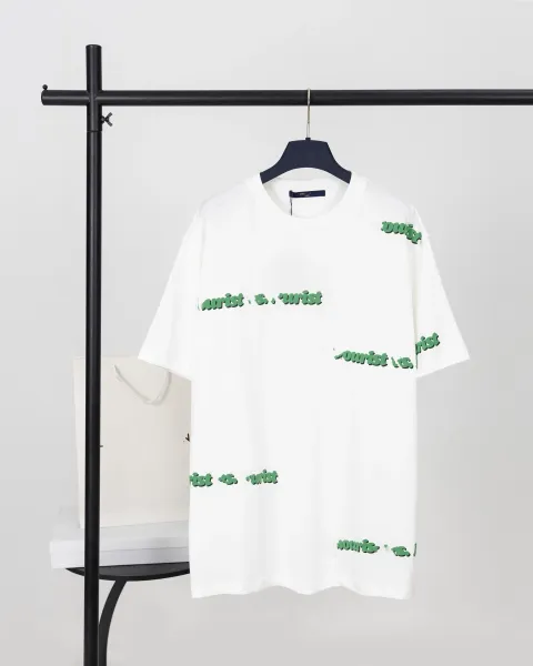 Design 'Tourist vs. Artist' Oversized Graphic T-Shirt White - 1