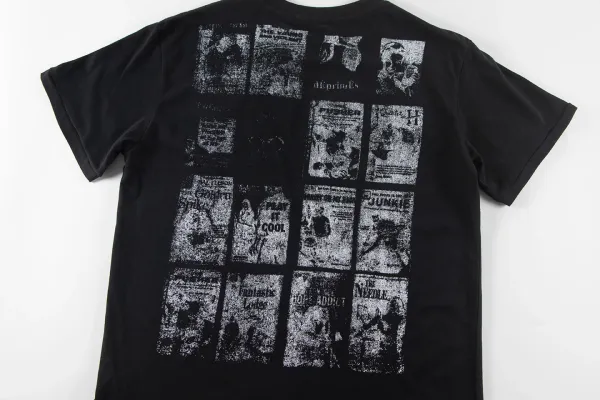 Design Exposed Christina Graphic Print Black T-Shirt - 37