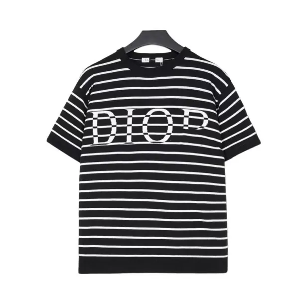 Dior 'For My Real Friends' Embroidered Knit T-Shirt White - 7