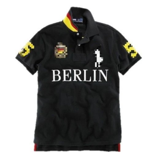 Design Los Angeles Polo Navy Blue Polo Shirt - 19