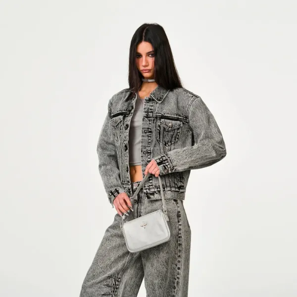 Dior Diorama Mini Silver Crossbody Bag - 6