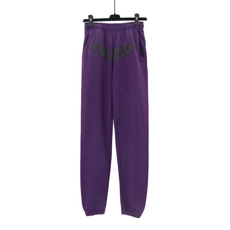 Design Sweatpants Light Blue with Reverse Logo Print - 17