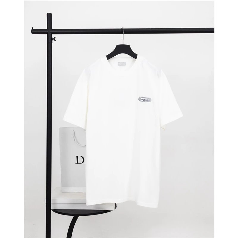 Dior Logo Patch T-Shirt White