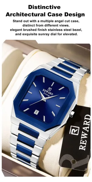 Design Reward Prime Green Dial Stainless Steel Watch Watches - 12