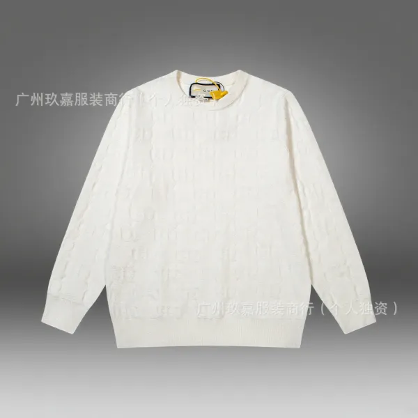 Gucci GG Knit Sweater White - 1