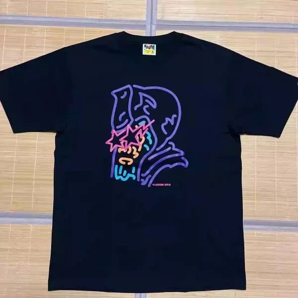 A Bathing Ape Keith Haring Collaboration Graphic T-Shirt Black - 1