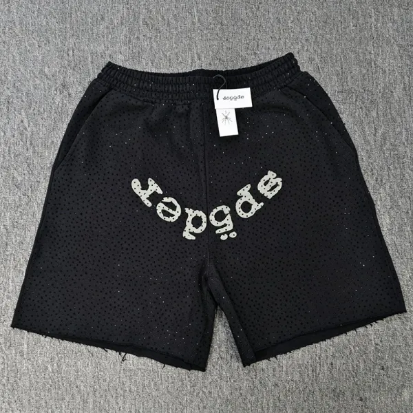 SP5DER Nevermind The Punk Starry Shorts Black - 7