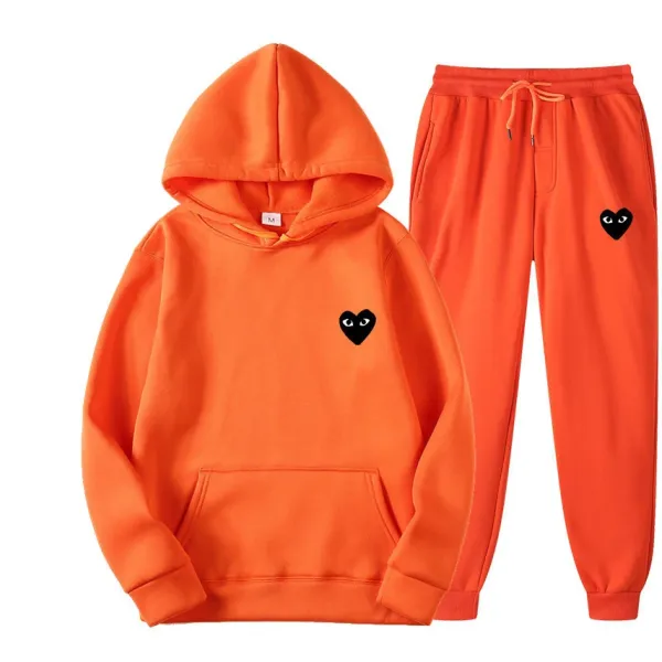 Comme des Garçons Play Pink Heart Hoodie and Sweatpants Set - 28