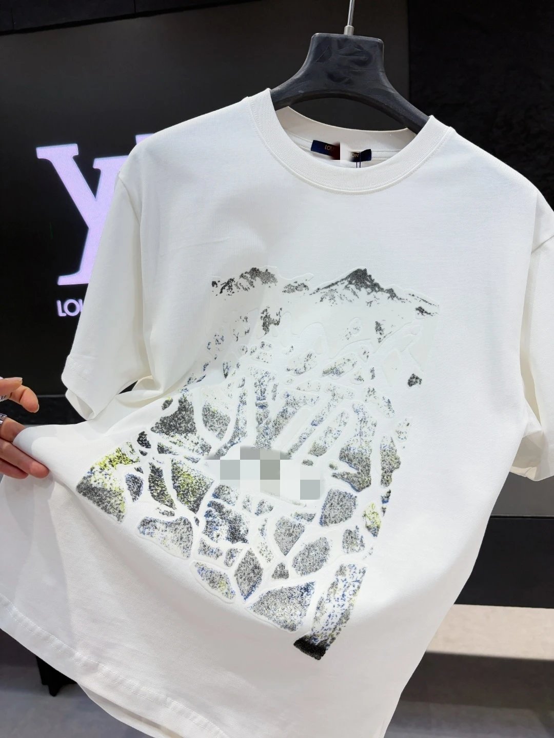 Louis Vuitton Embroidered Monogram V T-Shirt White - 14