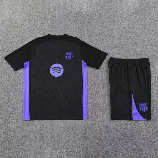 Real Madrid Training Kit White / Black Jersey and Shorts Sets - 9