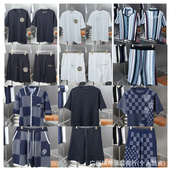Louis Vuitton Patchwork Knit T-Shirt Navy - 4