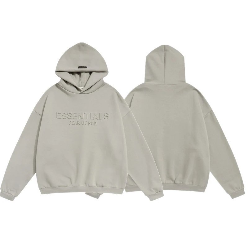 Fear of God Essentials Oversized Hoodie Gray - 13