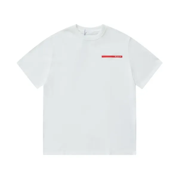 Prada Rada Logo Print Black T-Shirt - 24