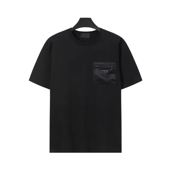 Prada Rada Logo Print Black T-Shirt - 30