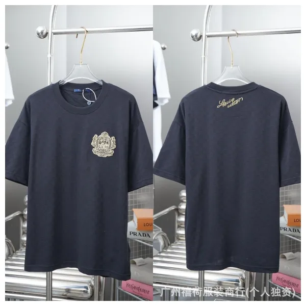 Louis Vuitton Patchwork Knit T-Shirt Navy - 5