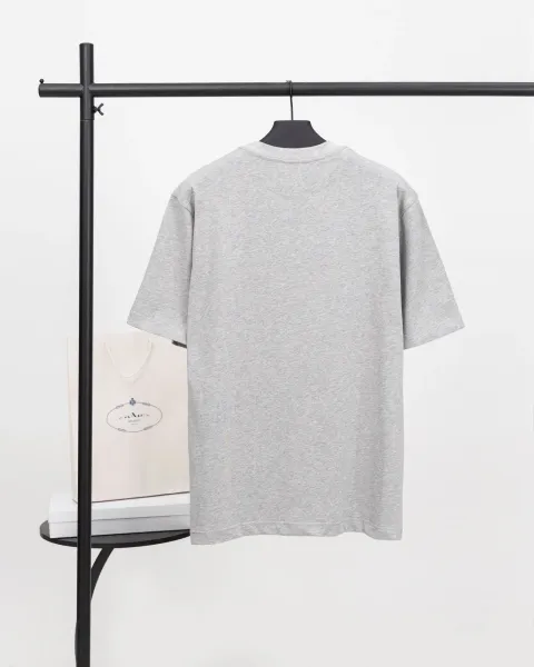 Prada Rad Milano Black Embroidered T-Shirt - 10