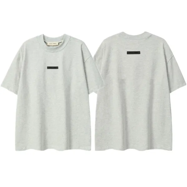 Essentials Logo Print Oversized T-Shirt White - 27