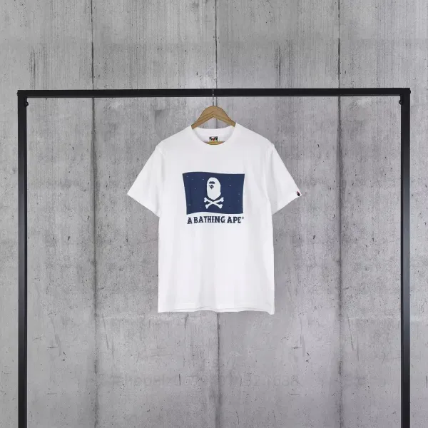 A Bathing Ape Pirate Flag White T-Shirt - 1