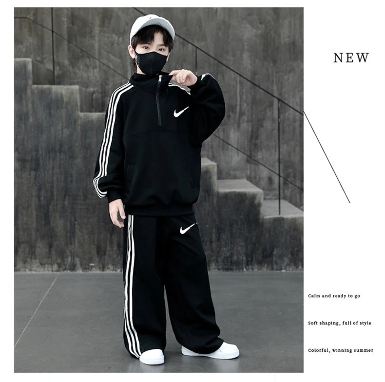 Nike Half-Zip Track Suit Black / White Tracksuit - 9
