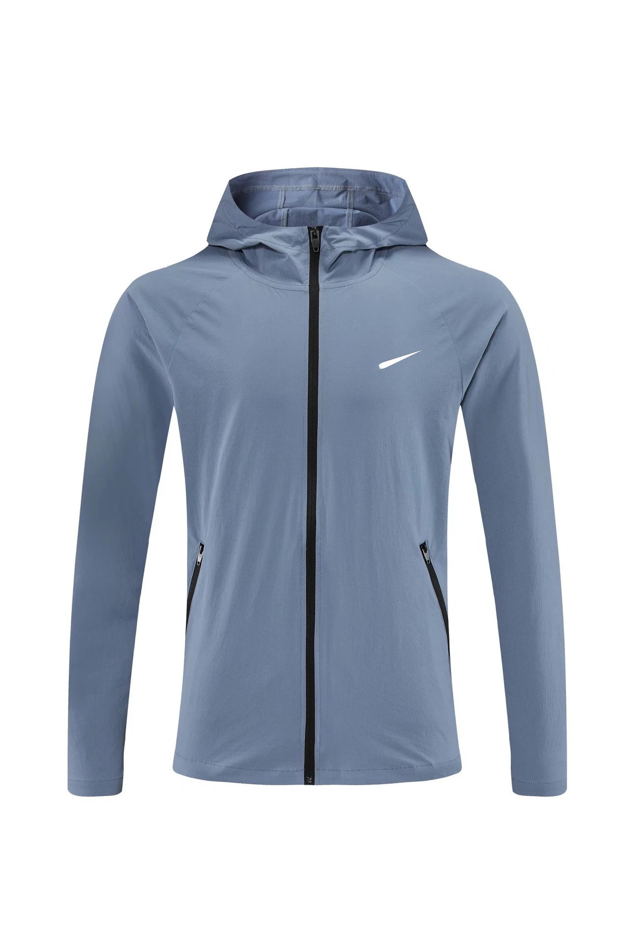 Nike Windrunner Hooded Jacket Gray Outerwear - 3