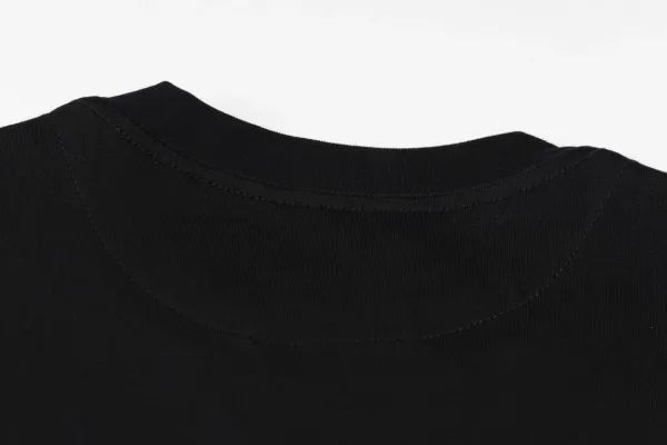 Prada Rad Milano Black Embroidered T-Shirt - 38