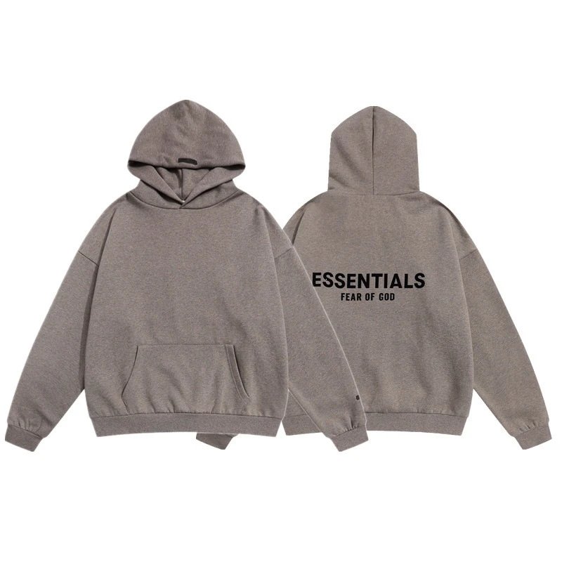 Fear of God Essentials Oversized Hoodie Gray - 19