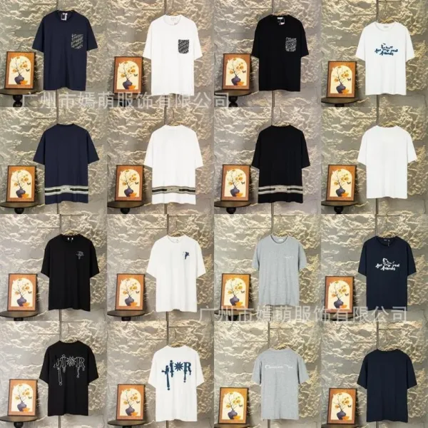 Dior Paris Script Logo Black T-Shirt - 5