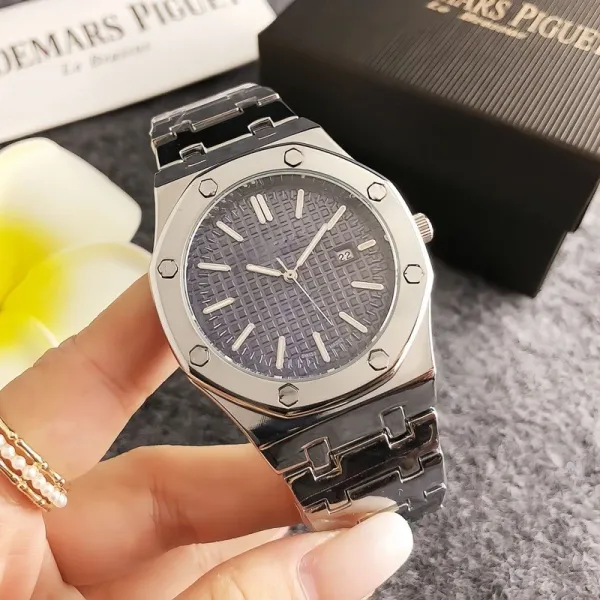 Audemars Piguet Royal Oak Gray Dial Silver Stainless Steel Watch Watches - 6