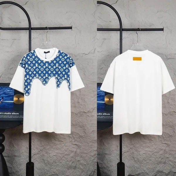 Louis Vuitton Graphic Print T-Shirt White - 22