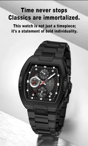 Design Reward VIP Chronograph Gold Tone Watch Watches - 7