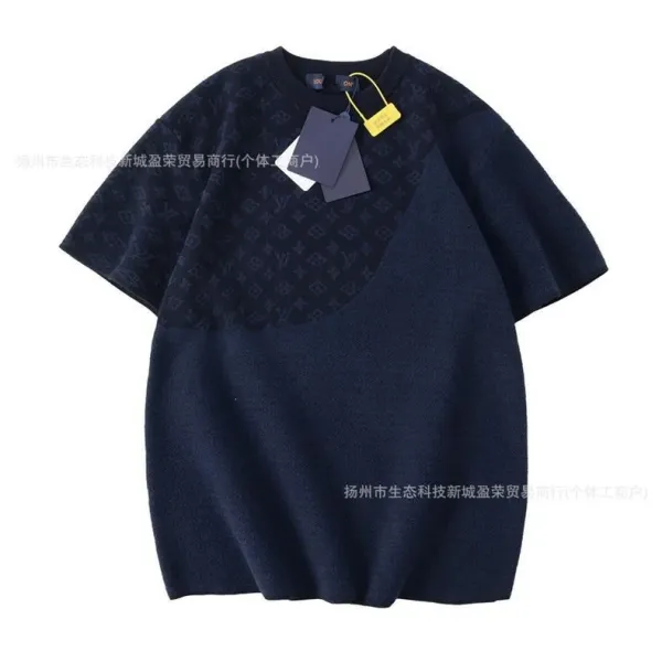Louis Vuitton Monogram Splash Print T-Shirt Black - 11