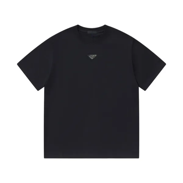 Prada Rada Logo Print Black T-Shirt - 26