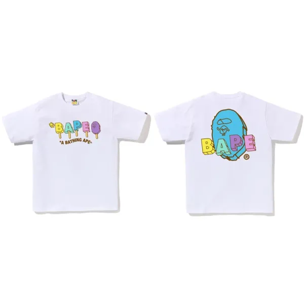 A Bathing Ape Arch Logo T-Shirt Pink - 28