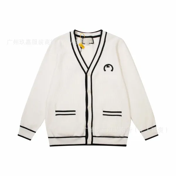 Fendi FF Logo Intarsia Knit Sweater Black and Gray - 27