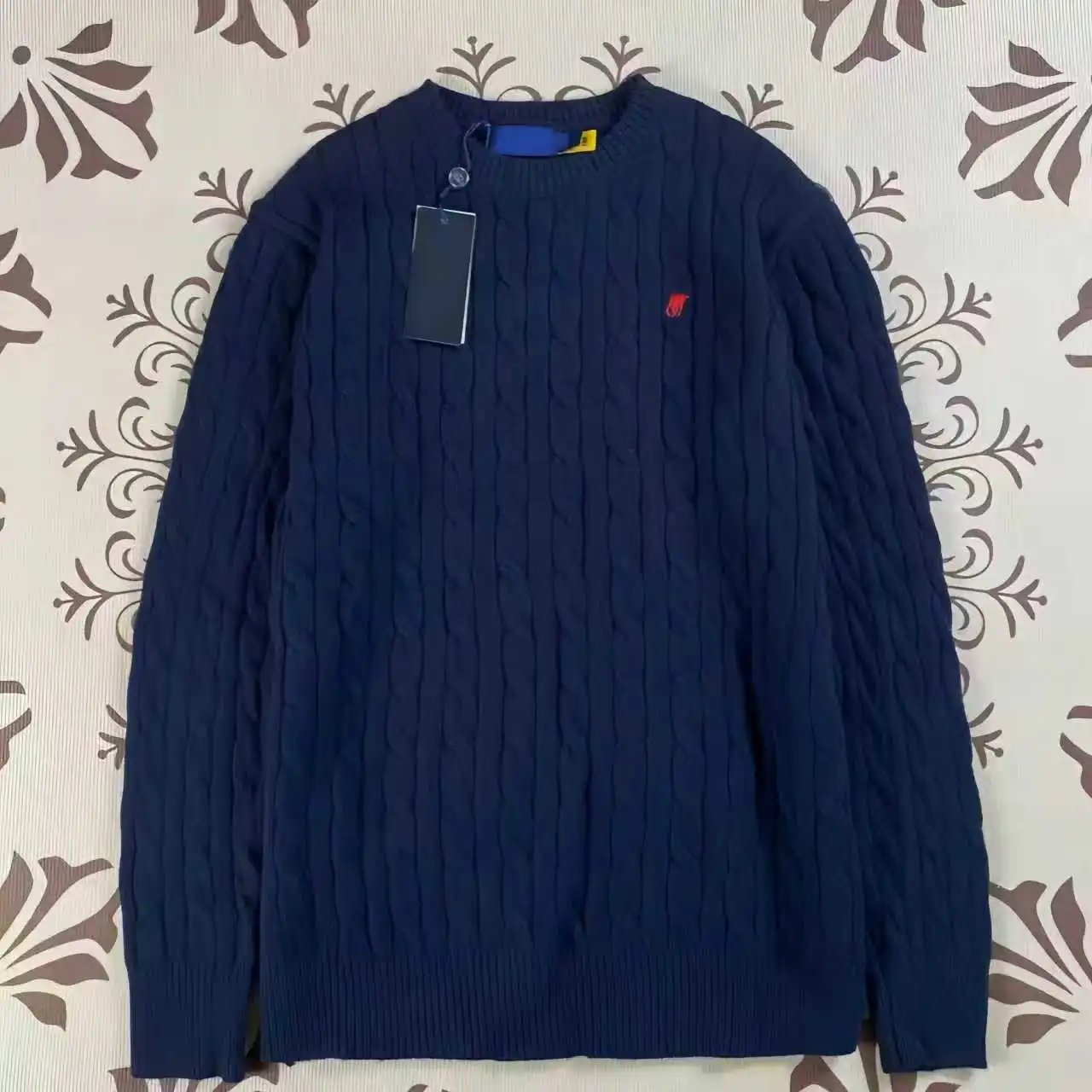 Polo Ralph Lauren Cable Knit Sweater Black - 7