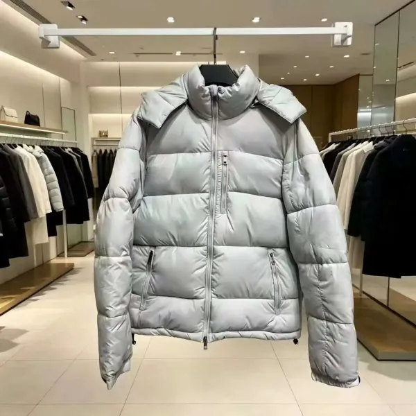 Moncler Down Jacket Navy Blue - 4