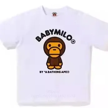 A Bathing Ape Baby Milo White T-Shirt - 1