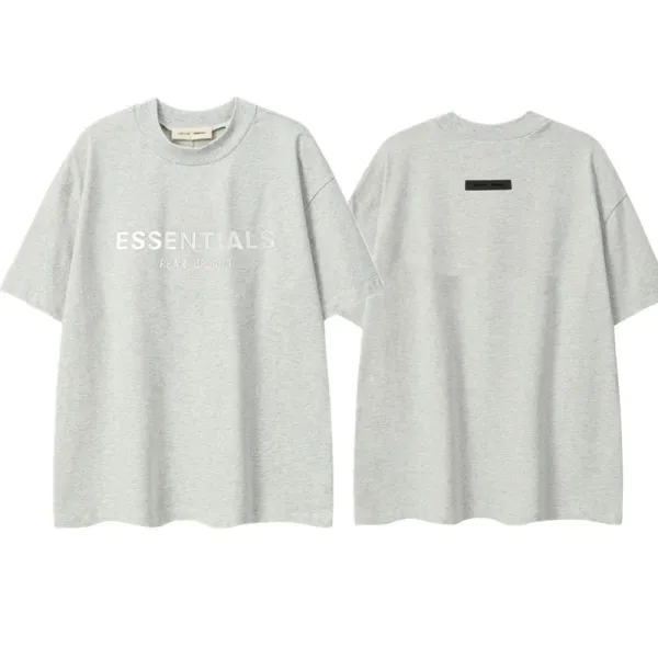 Essentials Logo Print Oversized T-Shirt White - 15