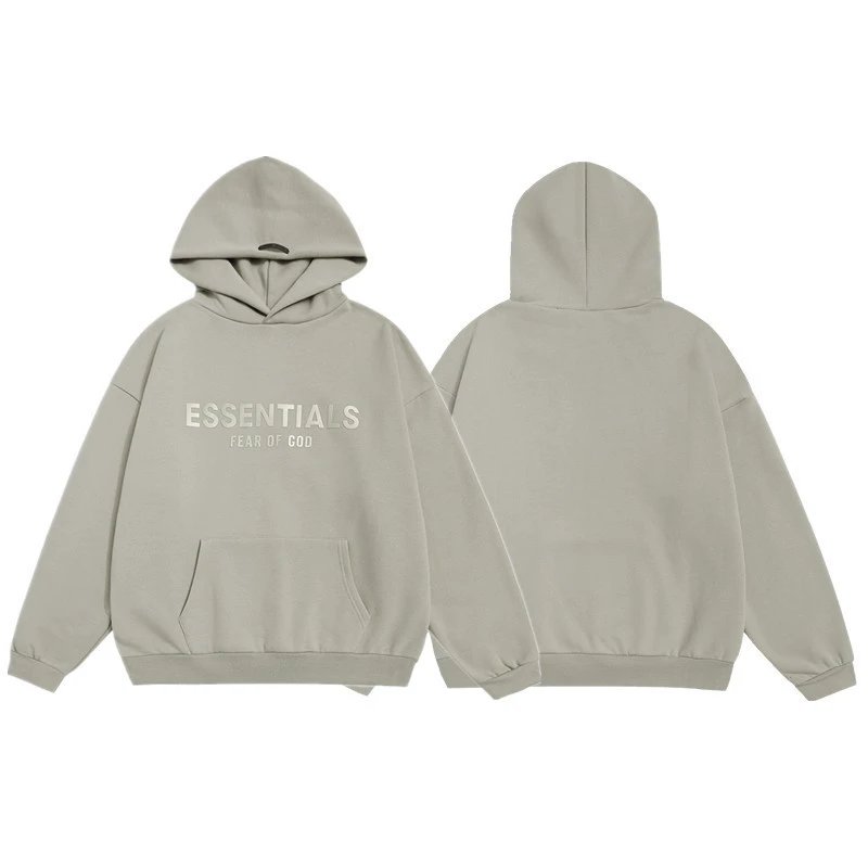 Fear of God Essentials Oversized Hoodie Gray - 4