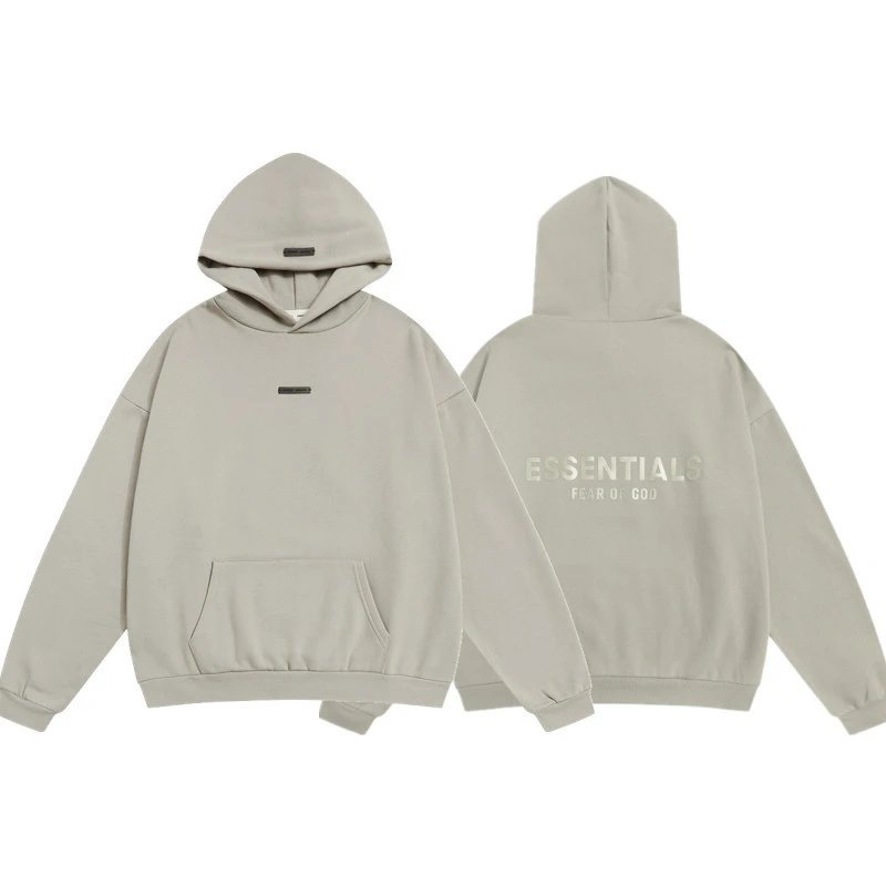 Fear of God Essentials Oversized Hoodie Gray - 7