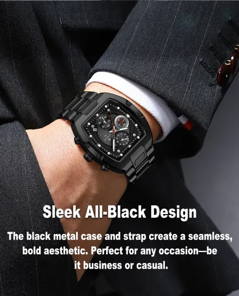 Design Reward VIP Chronograph Gold Tone Watch Watches - 8