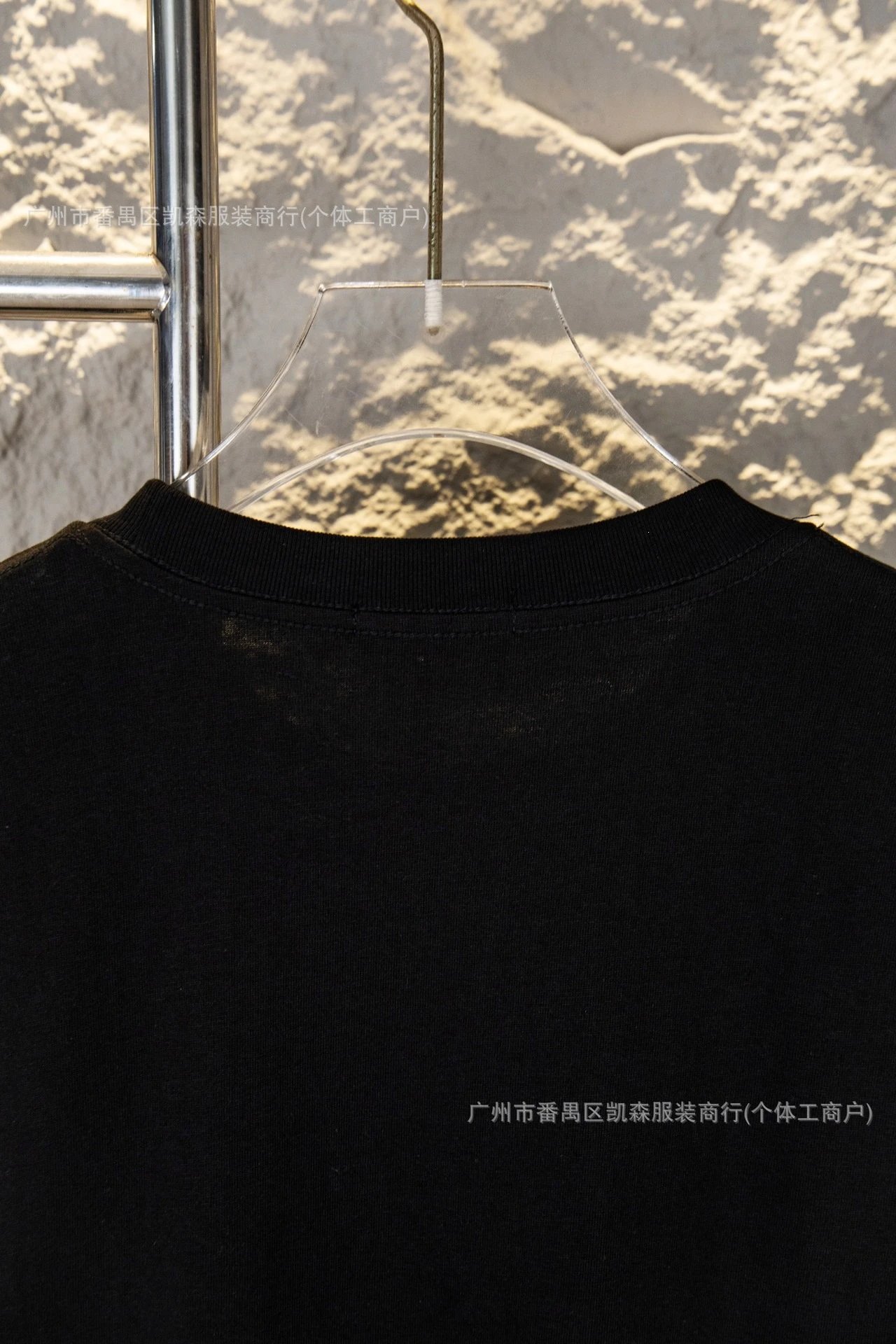 Christian Dior Long Sleeve T-Shirt White with Logo Band Hem - 6