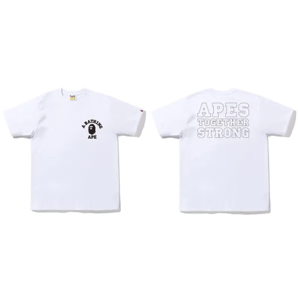 A Bathing Ape Arch Logo T-Shirt Pink - 17