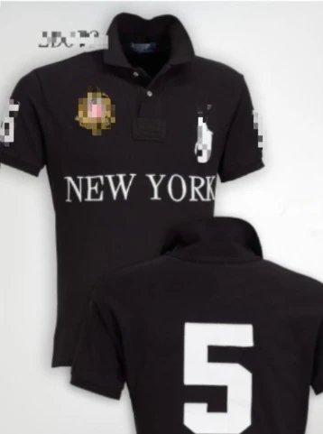 Design Los Angeles Polo Navy Blue Polo Shirt - 5