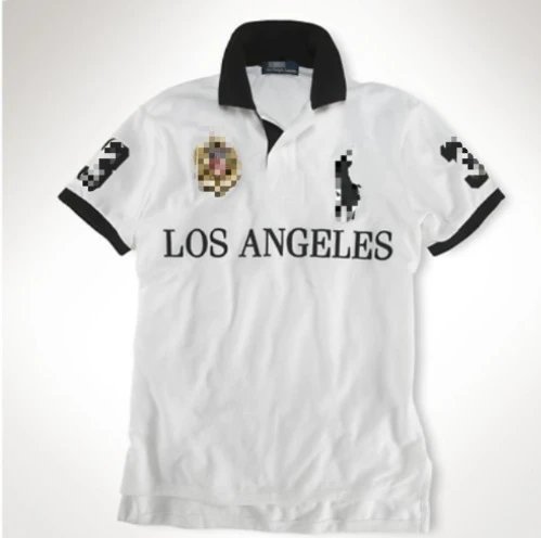 Design Los Angeles Polo Navy Blue Polo Shirt - 9